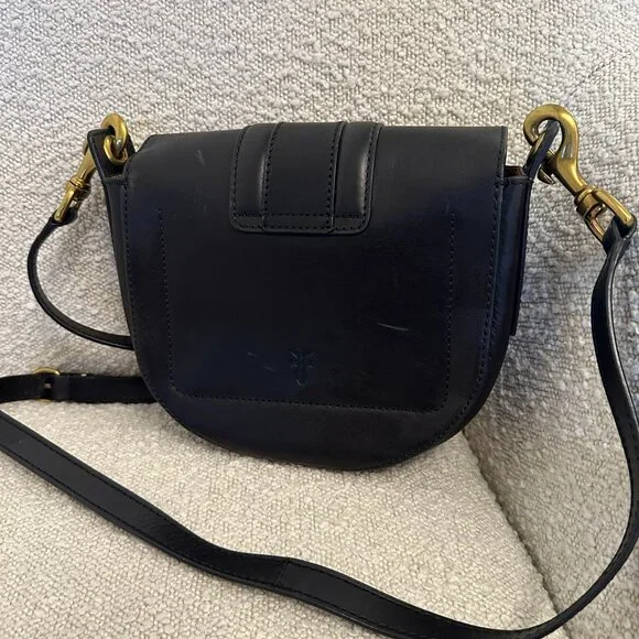 Frye Small Ilana Harness Leather Saddle Bag - Picture 8 of 12